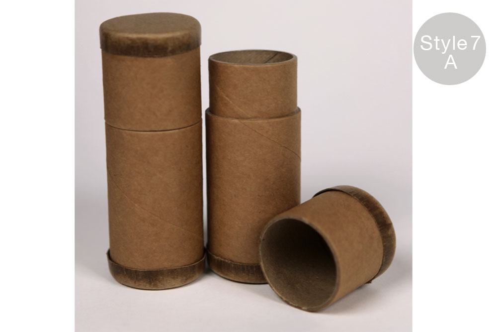 Fiber Cans - Telescope Tubes - Paper Canisters - Custom Paper Tubes 2 Piece Telescope Tube Container Paper